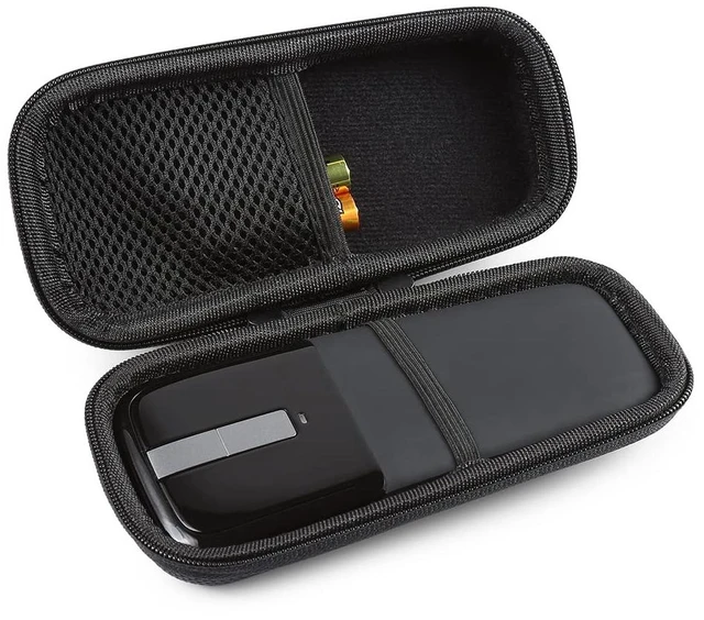 Main image of Carrying Case for Microsoft Bluetooth Surface Arc Mouse, Black | Ultra-Slim Lightweight Mice Hard EVA Shockproof Travel Storage Pouch Cover Bag Portable Protective Holder