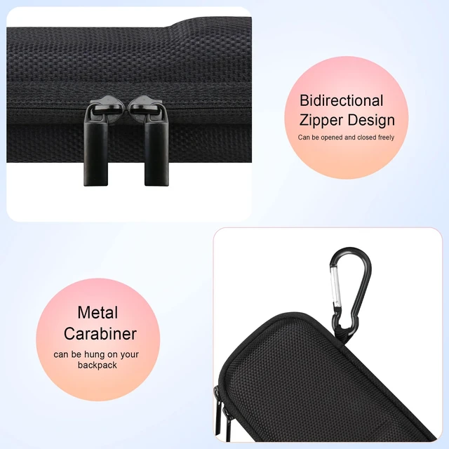 Alt view image 4 of 7 - Arc Touch Wireless Mouse Carrying Case for Microsoft/NYIEFADA/WUDEKEJI/NORMIA Rita and More Bluetooth Foldable Arc Touch Mouse, Portable Mini Travel Folding Curved Mice Protective Holder