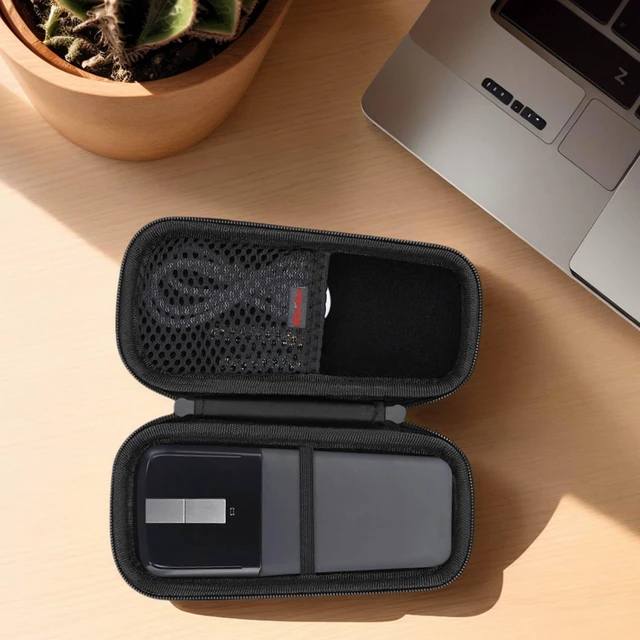 Alt view image 7 of 7 - Arc Touch Wireless Mouse Carrying Case for Microsoft/NYIEFADA/WUDEKEJI/NORMIA Rita and More Bluetooth Foldable Arc Touch Mouse, Portable Mini Travel Folding Curved Mice Protective Holder