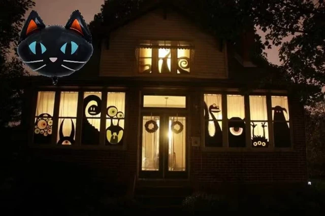 Alt view image 2 of 3 - 25.6" Black Cat Balloons - Cat Head Foil Balloon Decoration for Halloween Birthday Baby Shower Animal Party Day of Death Decor Supplier 3PCS
