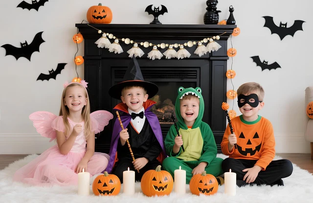 Alt view image 6 of 7 - 6.5Ft Halloween Ghost Garland with Wooden Beads, Handmade Cute Ghost Decor | Vintage Farmhouse Halloween Banner Decorations Indoor for Wall, Mantle, Fireplace