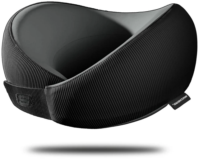 Main image of Memory Foam Neck Pillow, Comfortable & Breathable Travel Pillow,Neck Pillow Airplane for Travel, Car Rides, Home, and Office Use, Ergonomic Design for Men and Women,Black