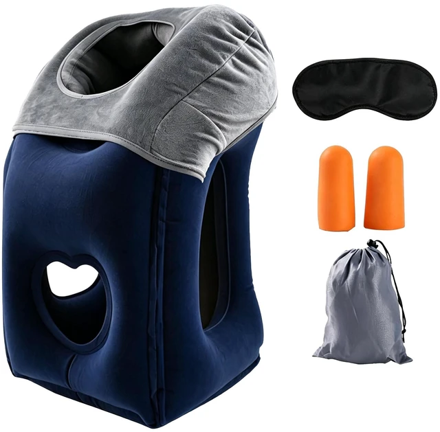 Main image of Neck Pillow Airplane Pillow for Long Flight,airplanesleep Support,Airplane Sleeping Support, Inflatable Pillow for Flights, Travel Essentials Neck Pillows for Airplanes