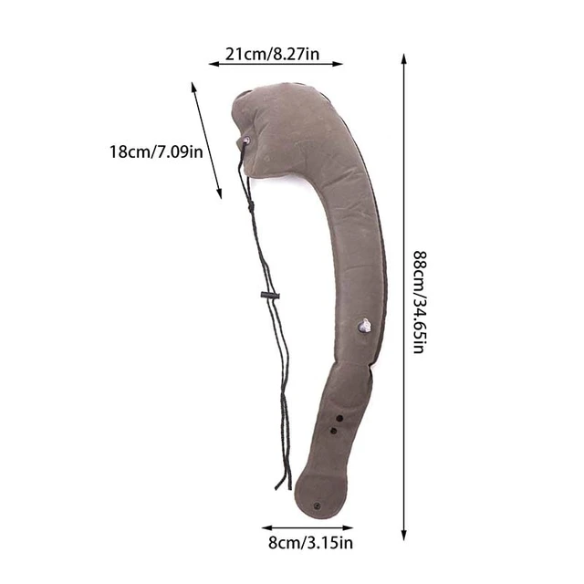 Alt view image 2 of 7 - Travel Pillow Inflatable All-in-One Travel Neck Pillow Body Pillows Headrest Airplane Pillow for Traveling Long Flight Flying Plane Sleeping Road Trip Essentials Car Truck SUV RV Train Bus