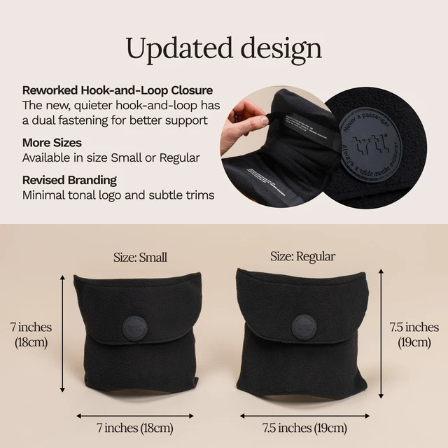 Alt view image 3 of 7 - Travel Pillow Original 2.0 Scientifically Proven Super Soft Travel Pillow with Premium Head & Neck Support for Airplane Travel Machine Washable Lightweight & Compact Jet Black