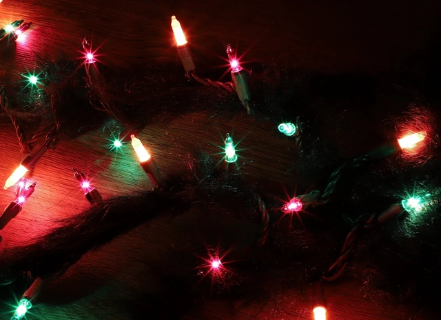 Alt view image 5 of 6 - Halloween String Light,100 Count Incandescent Mini String Light in 19.6ft,Indoor/Outdoor 120V UL Certified Mini Light for Halloween,Patio Lawn,Home,Garden,Party (Orange+Purple+Green)