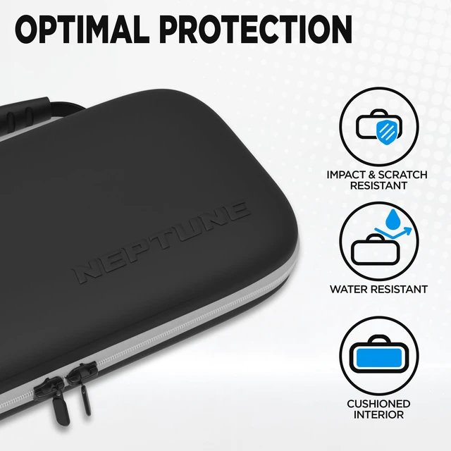 Alt view image 2 of 7 - Protective Shell Carrying Case For Nintendo Switch/OLED - Protection Kit w/ Game Cartridge Holder, Water-Resistant Shell, Microfiber Towel & Screen Protector, Ultimate Travel Companion Bundle