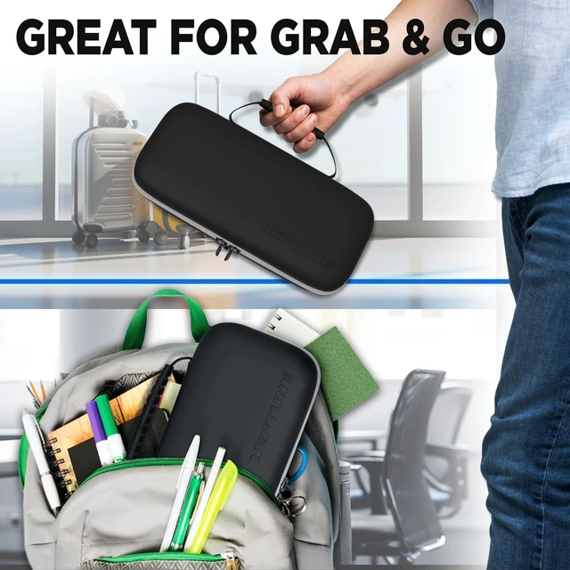 Alt view image 6 of 7 - Protective Shell Carrying Case For Nintendo Switch/OLED - Protection Kit w/ Game Cartridge Holder, Water-Resistant Shell, Microfiber Towel & Screen Protector, Ultimate Travel Companion Bundle