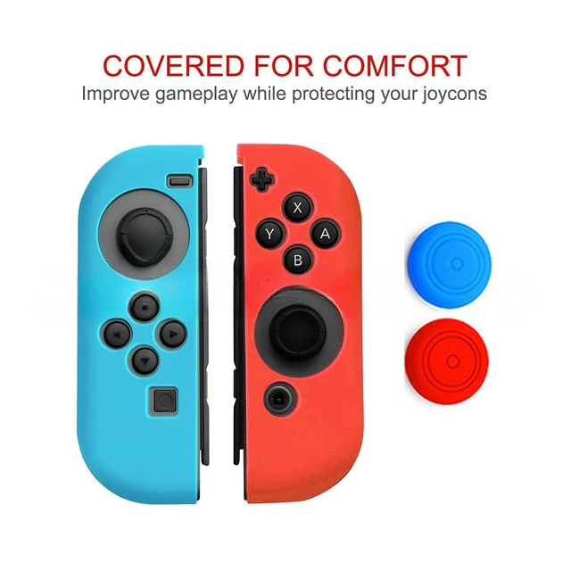 Alt view image 5 of 7 - Switch/Switch OLED Case 17-in-1 Bundle with Carrying Case | Switch Protective Cover, Game Organizer, Screen Protector, Charging Cable and Joy-Con Silicone Sleeves