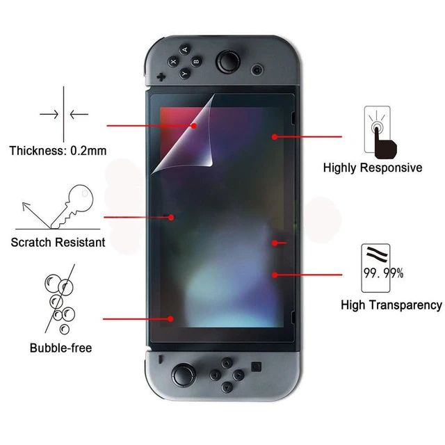 Alt view image 7 of 7 - Switch/Switch OLED Case 17-in-1 Bundle with Carrying Case | Switch Protective Cover, Game Organizer, Screen Protector, Charging Cable and Joy-Con Silicone Sleeves