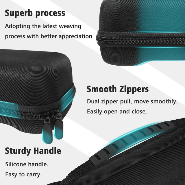 Alt view image 2 of 7 - Hard Shell Protective Carrying Case for Nintendo Switch 2, Black | Portable Travel Case with Adapter and JoyCon Storage, Shock-Absorbing, Soft Interior, 24 Game Card Slot, Accessory Pockets