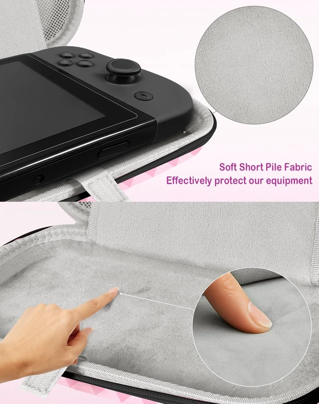 Alt view image 2 of 6 - for Nintendo Switch 2 Carrying Case - Skull Cute Kawaii Design with Handle and Strap for Switch 2 2025 Travel Cases Portable Storage Carry Protective Hard Shell for Women Girls Boys Teens