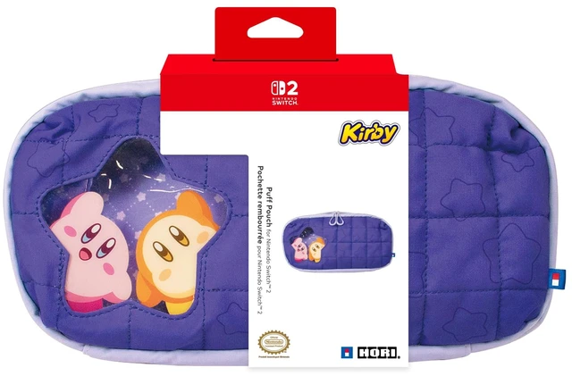 Main image of Puff Pouch (Kirby & Waddle Dee) for Nintendo Switch 2 - Soft Carrying Bag for Switch 2 - Officially Licensed by Nintendo
