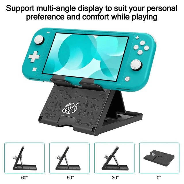 Alt view image 7 of 7 - Switch Lite Case 16-in-1 Accessories Bundle for Nintendo Switch Lite (2019) | Carrying Case,TPU Case Cover with Screen Protector,Charging Dock,Playstand,Game Card Case,USB Cable,Stylus,Thumb Grip Caps