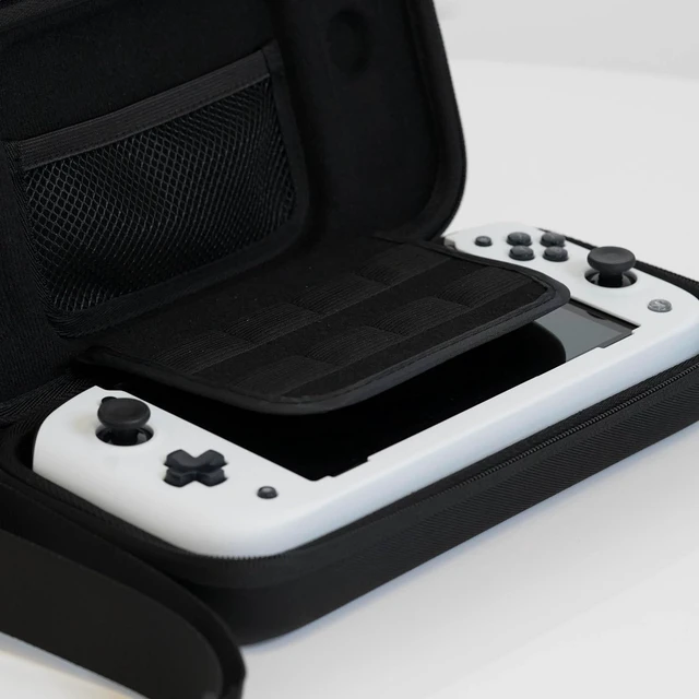 Alt view image 4 of 5 - Nitro Deck Hard Protect Carry Case with Shoulder Strap - For Nintendo Switch, Switch OLED and Nitro Deck