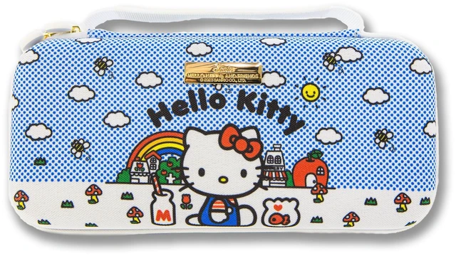 Main image of Sanrio Carrying Case for Nintendo Switch 1, Protective Travel Case | Good Morning Hello Kitty