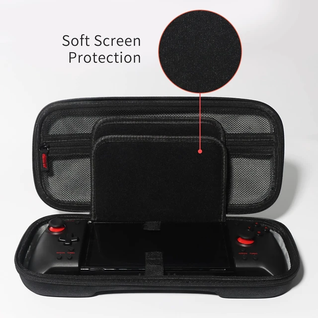 Alt view image 6 of 7 - Hori Split Pad Pro Case - ZBRO Hard Shell Case for Nintendo Switch Split Pad Pro Controller - Support 20 Game Slots / Button Protection/ Large Capacity