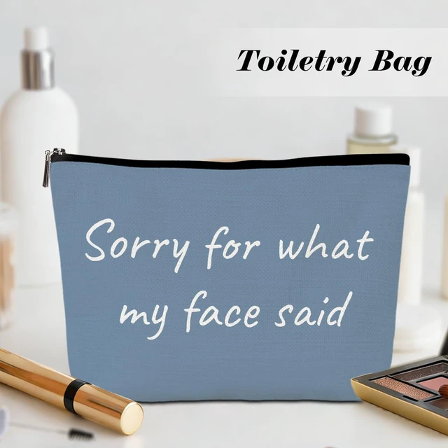 Alt view image 4 of 6 - Funny Gifts for Women Makeup Bag Cosmetic Bag Gag Gifts Funny Adult Sarcastic Humor Travel Toiletry Makeup Pouch for Teen Girls Daughter Mom Mama Birthday Friendship Christmas Thank You Gift