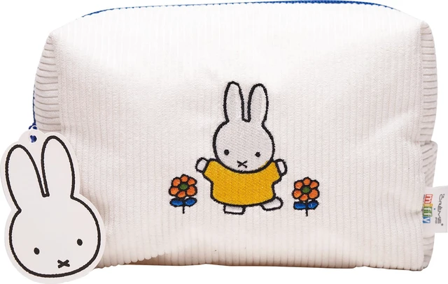 Main image of Miffy Perfect Travel Makeup Bag, Cute Zipper Toiletry Pouch