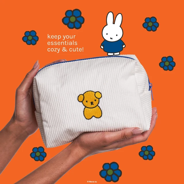 Alt view image 2 of 5 - Miffy Perfect Travel Makeup Bag, Cute Zipper Toiletry Pouch