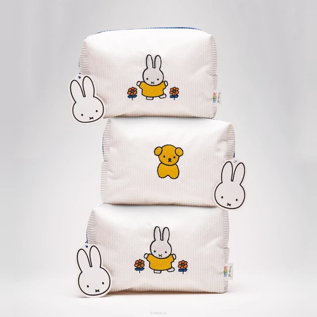 Alt view image 4 of 5 - Miffy Perfect Travel Makeup Bag, Cute Zipper Toiletry Pouch