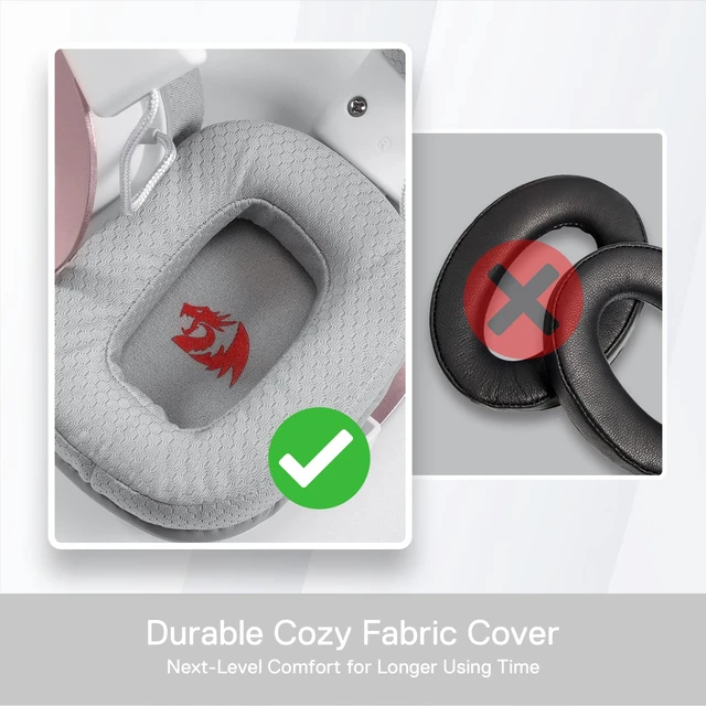 Alt view image 5 of 7 - H510 Zeus-X RGB White Wired Gaming Headset - 7.1 Surround Sound - 53MM Audio Drivers in Memory Foam Ear Pads w/Reliable Fabric Cover- Multi Platforms Headphone - USB Powered for PC/PS4/NS