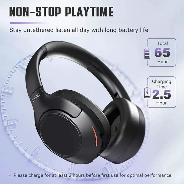 Alt view image 4 of 7 - X3 Wireless Bluetooth Headphones with Mic for Music, Calls, Workouts | Up to 65H Playtime, 3 Mode Options, Transparency Mode, Low Lantency, Multipoint Bluetooth, ANC, for iPhone/Android/Tablet