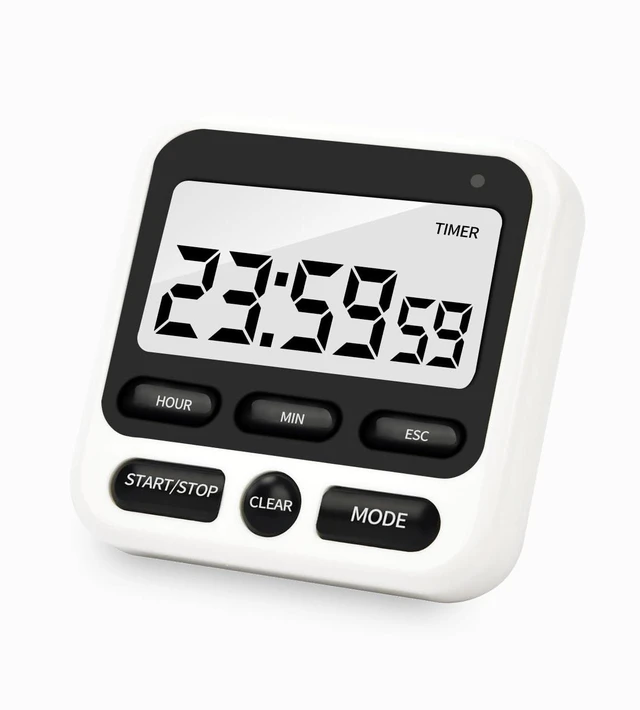 Main image of Digital Kitchen Timer with Mute/Loud Alarm,Count Up/Down, 24 Hour Clock and Alarm Function for Kids Teacher Cooking