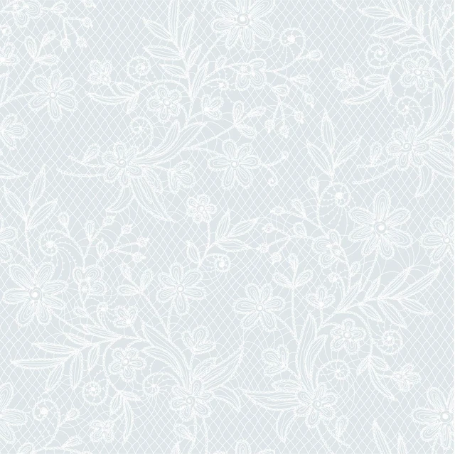 Alt view image 7 of 7 - Lace Table Cloth Rectangle Table Plastic 12-Pack Lace Tablecloth Rectangular 54" X 108" | Clear & White Floral Tablecloth Disposable | Wild Flower Party Decorations & Party Supplies
