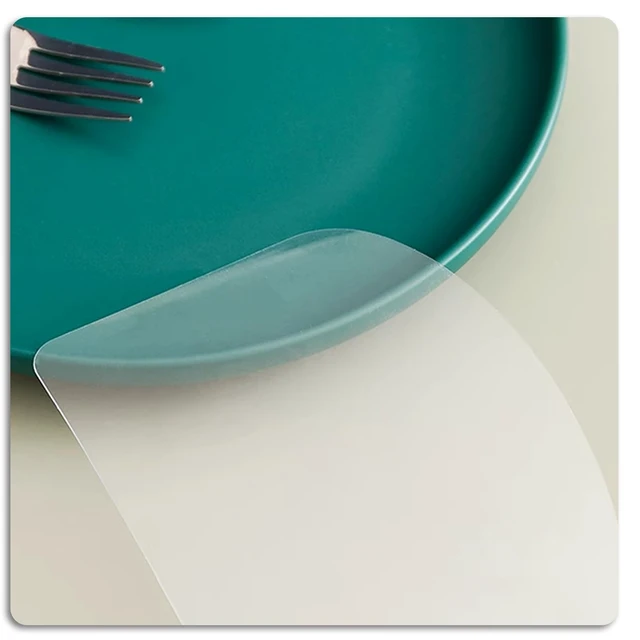 Alt view image 7 of 7 - 15 Pcs Transparent Cake Cream Scraper Plastic Cake Scraper Flexible Spatula Plastic Scraper Tool Cake Smoother for Icing Fondant Smoother Supplies Acrylic Cake Scraper DIY Baking Tool