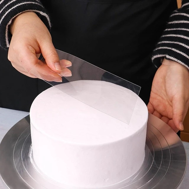 Alt view image 5 of 7 - 2PCS Cake Smoother Scraper Included 5 Transparent Scrapers, Flexible Plastic Cake Scraper Smoother for Bakery Pastry Cake Decoration Kitchen DIY Baking Tool