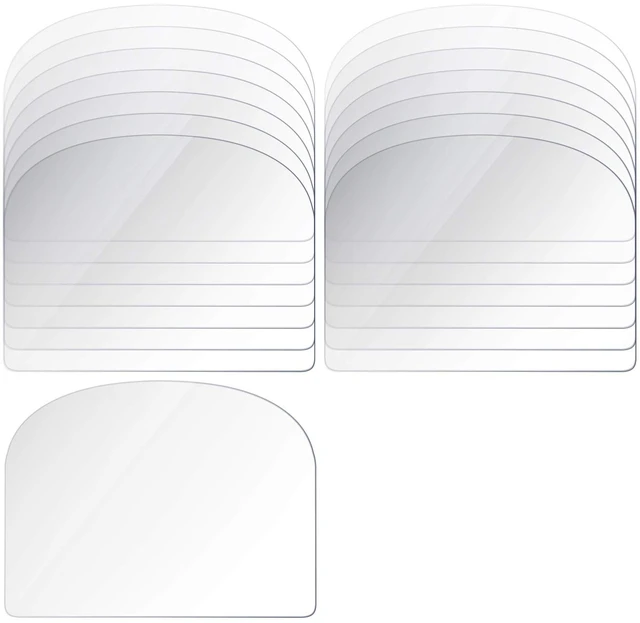 Main image of 15 Pieces Transparent Cake Cream Scraper, Flexible Plastic | Cake Scraper Smoother, Pastry Spatula Scraper, for Bread, Pastry, Cake Decorating Supplies, DIY Kitchen, Bakery, Bake Tool