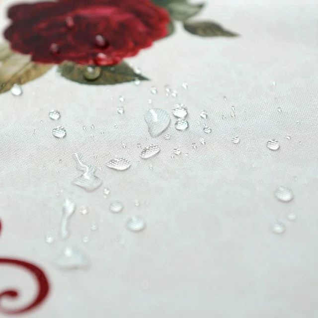 Alt view image 4 of 6 - Lace Tablecloth Rectangular 60"x120" Burgundy Rose Table Cover | Farmhouse Embroidery Macrame Table Cloth Classic Oblong Floral Retro Country Decor for Home Holiday Dining Table 10-12 seats