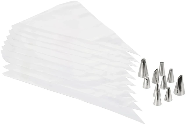 Main image of Beginning Buttercream Decorating Set, 20-Piece | 20-Piece Beginner Kit with Piping Tips, Bags, Couplers & Spatula for Learning Buttercream Decorating on Cakes & Cupcakes