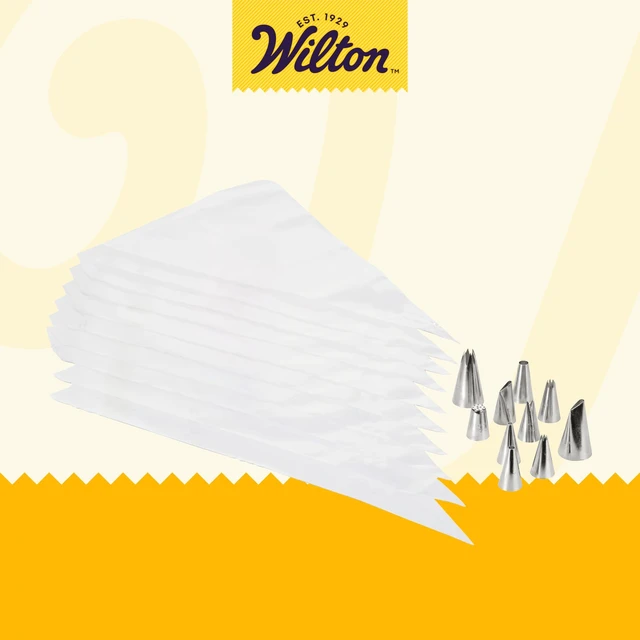 Alt view image 2 of 6 - Beginning Buttercream Decorating Set, 20-Piece | 20-Piece Beginner Kit with Piping Tips, Bags, Couplers & Spatula for Learning Buttercream Decorating on Cakes & Cupcakes