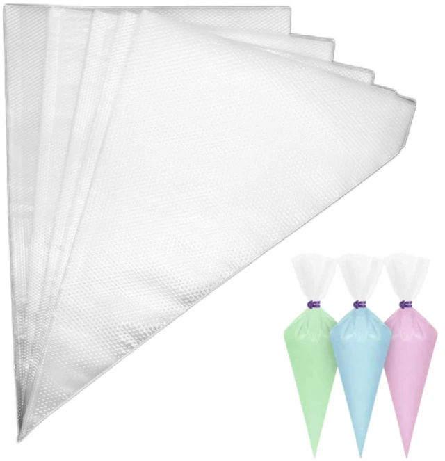 Main image of Piping Bags,100pcs 12 Inch Anti Burst Disposable Cake Decorating Bags,Non-Slip Pastry Bags-Ideal for Cakes,Cream Frosting and Cookie Decorating
