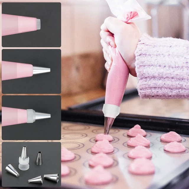 Alt view image 5 of 7 - 24 Piece Piping Tips Set, Icing Piping Nozzles with Storage Box, Stainless Steel Nozzles Tip for Cake Decorating