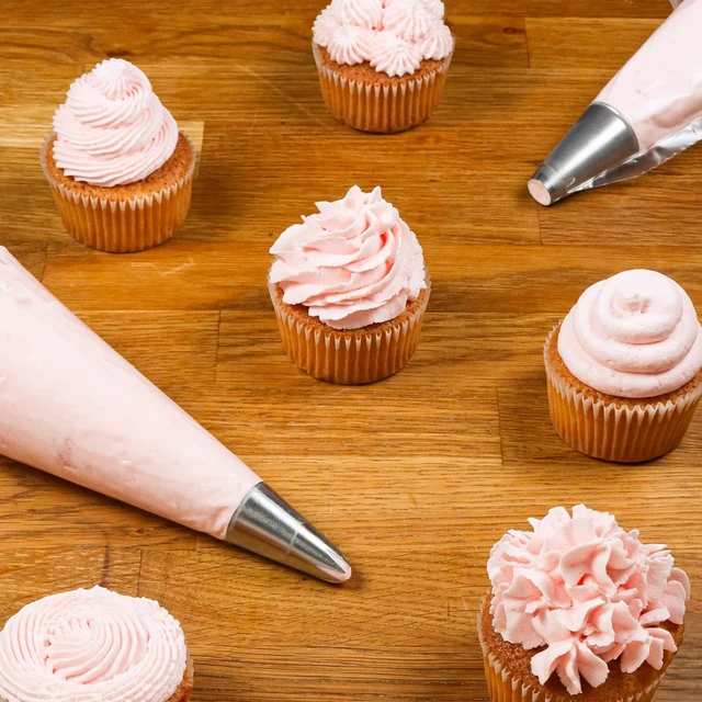 Alt view image 4 of 7 - 24 Piece Piping Tips Set, Icing Piping Nozzles with Storage Box, Stainless Steel Nozzles Tip for Cake Decorating