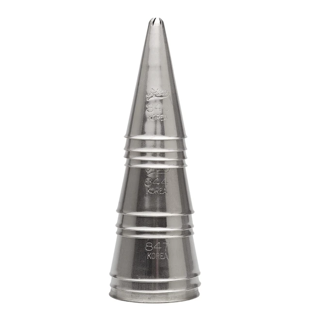 Alt view image 2 of 3 - 850 - 10 Piece Closed Star Tube Set, Stainless Steel Pastry Tips, Sizes 0 - 9