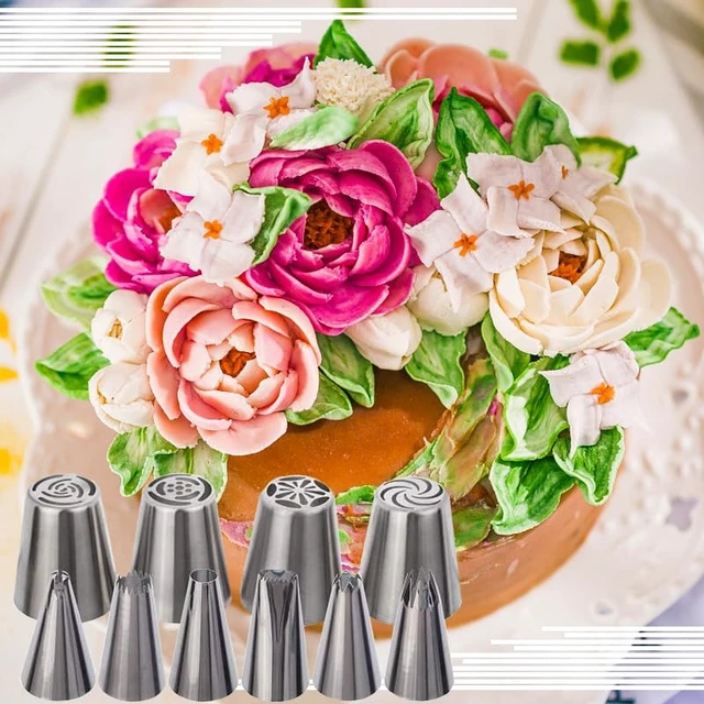 Alt view image 3 of 7 - 48-Piece Numbered Piping Tips, Cookie Icing Tips, Cookie Decorating Kit, Cake Decorating Tips for Cupcakes Cookies, Cake Supply Master Decorating Tip Set