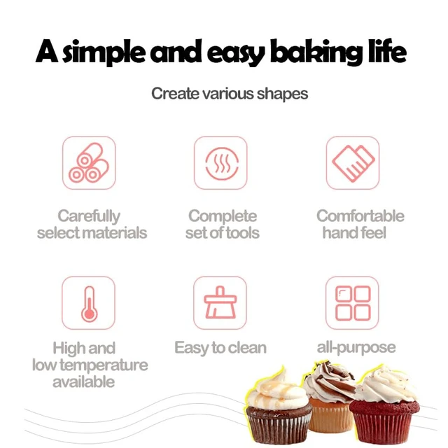 Alt view image 5 of 7 - 48-Piece Numbered Piping Tips, Cookie Icing Tips, Cookie Decorating Kit, Cake Decorating Tips for Cupcakes Cookies, Cake Supply Master Decorating Tip Set