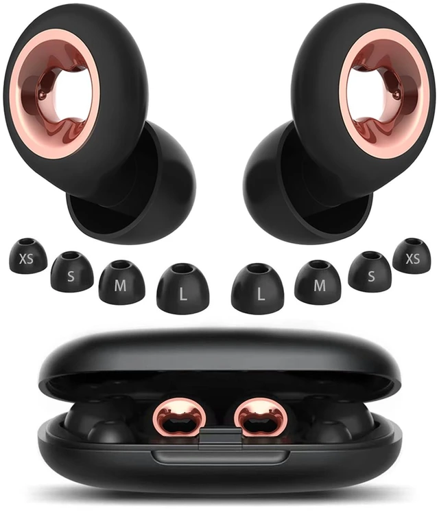 Main image of Ear Plugs for Sleeping: Noise Cancelling,60DB & 8 Eartips,Ultra-Soft | Ear Plugs for Noise Reduction, Reusable Sleeping Earplugs for Snoring, Concert & Swimming Ear Protection, Side Sleepers