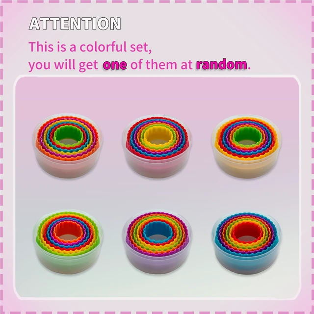 Alt view image 3 of 7 - Cookie Cutter Set - 6 PCS Perfect for Baking Unique Flower, Round, and Circle Cookies