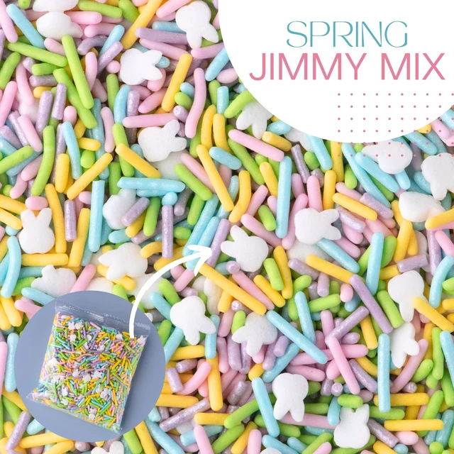 Alt view image 3 of 7 - Cookie Cutters with Sprinkle Mix & Candy Eyeballs 2 oz Sprinkles, Food-Safe Cookie Cutters, Baking & Decorating Kit (Easter)