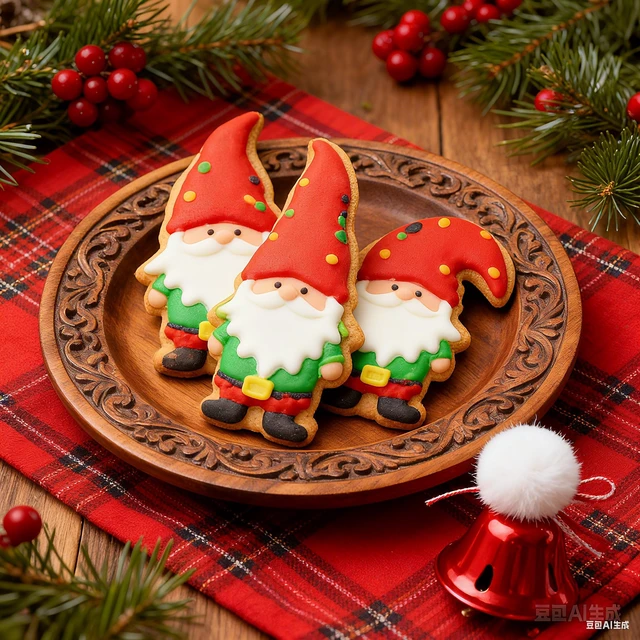 Alt view image 2 of 7 - Gnome Cookie Cutter Set-5.3" 4.5" 4.3"-3-Pieces-Holiday Cookie Cutters Fondant Biscui Cutters