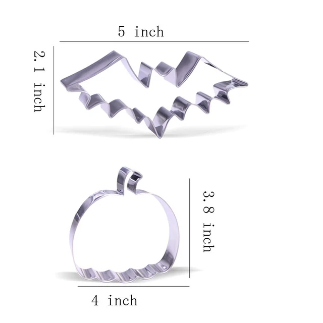 Alt view image 4 of 6 - Large Halloween Cookie Cutter Set - 7 Piece - Stainless Steel