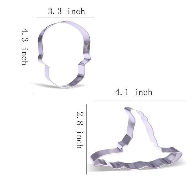 Alt view image 5 of 6 - Large Halloween Cookie Cutter Set - 7 Piece - Stainless Steel