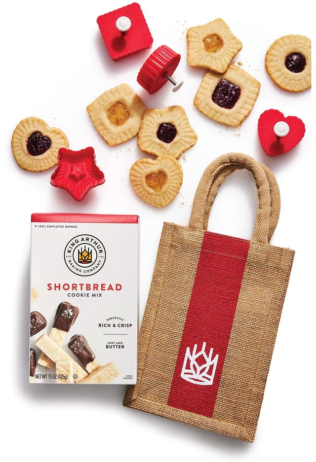 Alt view image 6 of 7 - Baking Company Thumbprint Pop Out Cookie Cutters, 4 Piece Set, For Embossed Thumbprint And Filled Cookies For Holiday And Everyday Baking