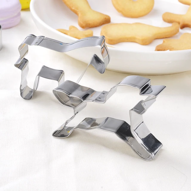 Alt view image 4 of 7 - 26Pcs Cookie Cutters Set, Animal Unicorn Classic Christmas Shapes | Stainless Steel, For Kids Christmas Winter Holiday Party
