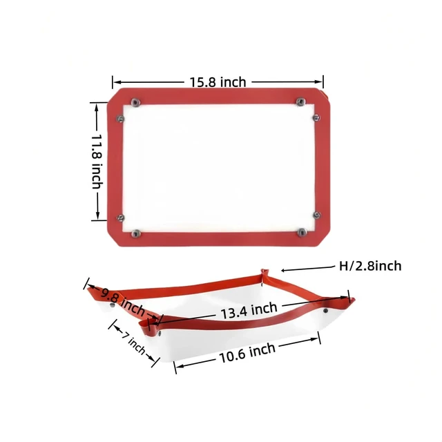 Alt view image 2 of 7 - Locking Dials Silicone Fiber Baking Mat to Prevent Leaks, Nonstick Reusable Heat Resistant Baking Sheet Corners Snap Together to Form Leakproof Oven Liner